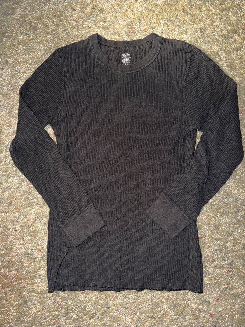 Men’s waffle knit long sleeve